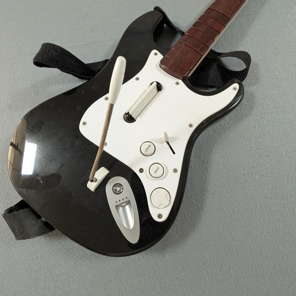 Rock Band Fender Stratocaster Guitar PS3 Black Wireless Controller PSHGTR03